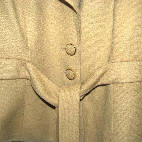 ANN TAYLOR LOFT 100% Wool Faux Fur Collar Blazer Jacket - Picture 4 of 6